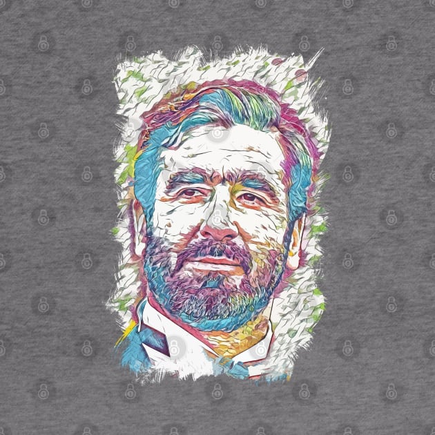 Eric Cantona  / The living legend - Abstract Portrait by Naumovski